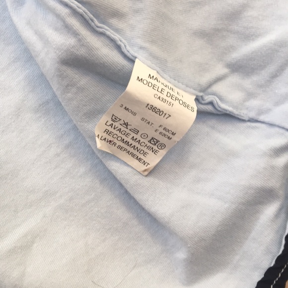 SUCRE D'ORGE  French lined navy jacket 3 mo - Picture 5 of 7